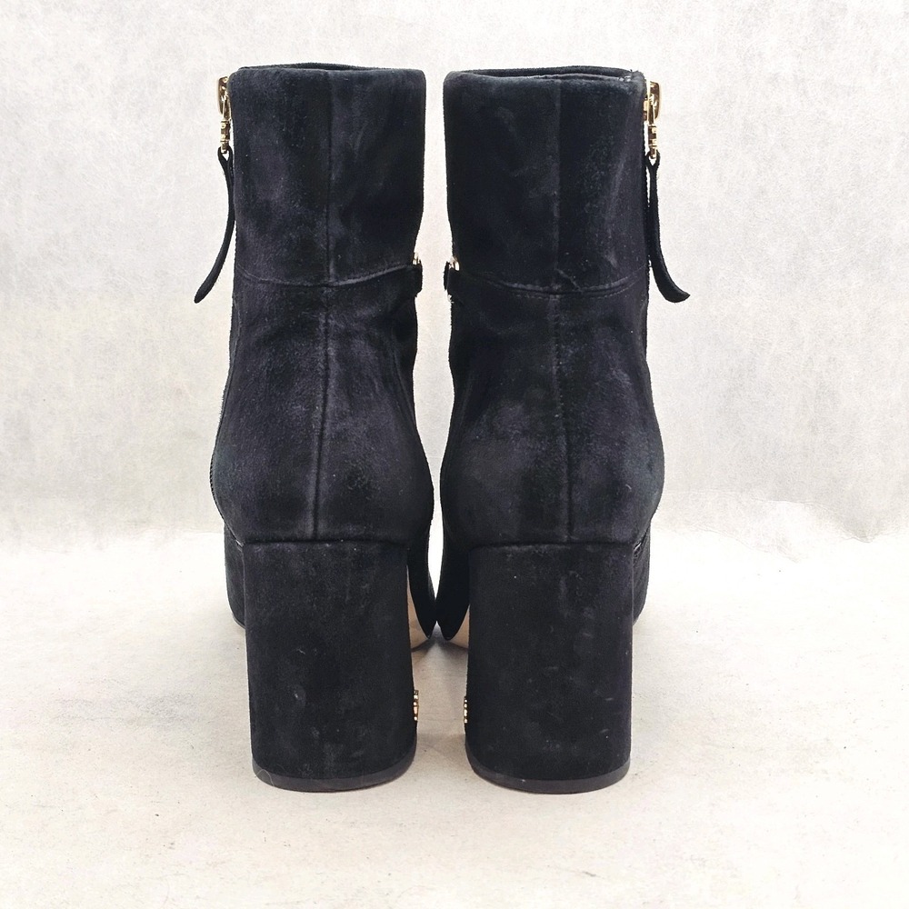 EUC Sam Edelman Florah Booties Women's Chic Black Suede High Ankle Size 9 - Picture 8 of 13